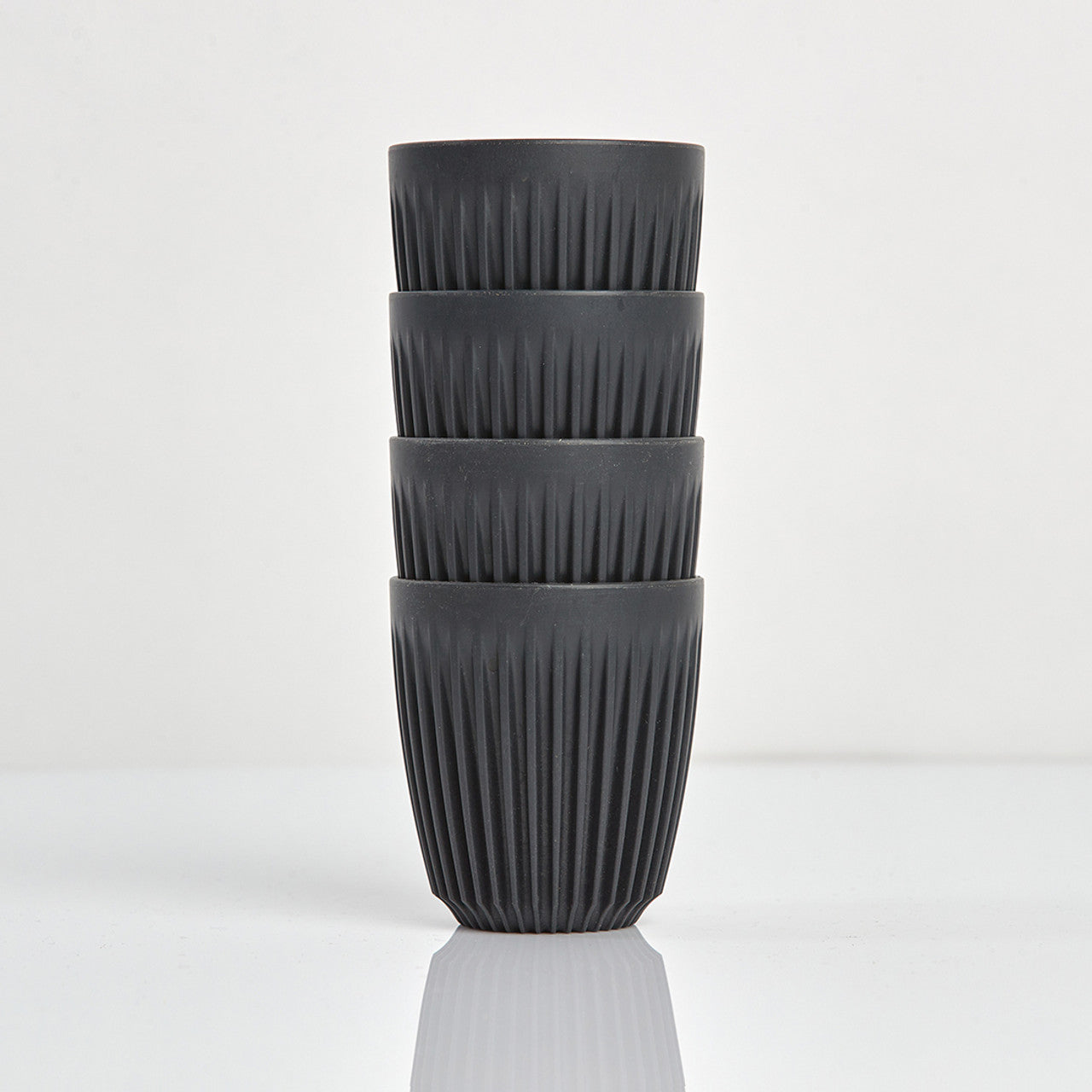 8oz HuskeeCup 4-Pack - Charcoal