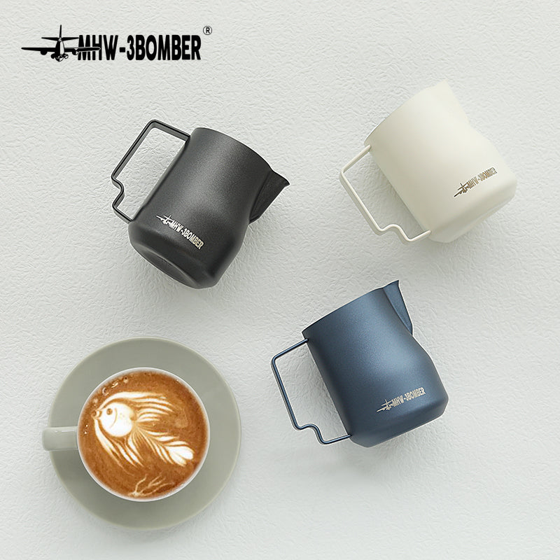 MHW Turbo Milk Pitcher-Matte Black 450ml