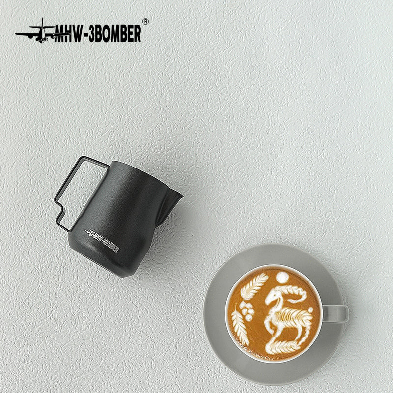 MHW Turbo Milk Pitcher-Matte Black 450ml