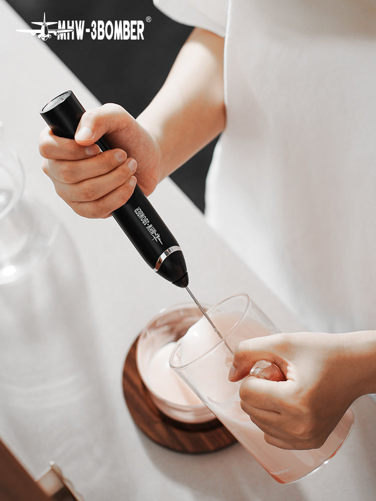 MHW-3BOMBER Electric Milk Frother - Black