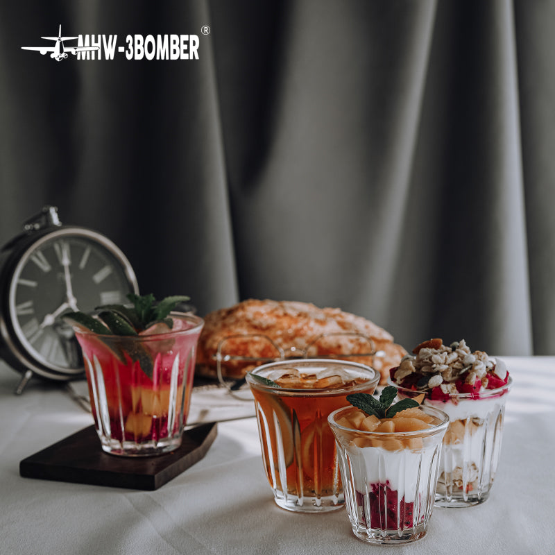 MHW G Wright Glass Cup Transparent