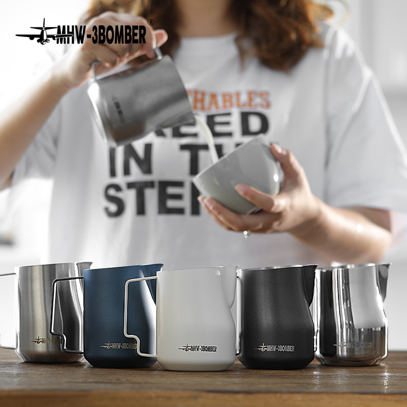 MHW Turbo Milk Pitcher-Matte Black 450ml