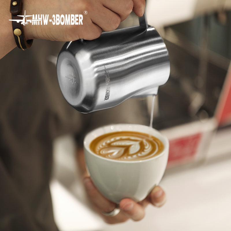 MHW Turbo Milk Pitcher-Matte Black 450ml