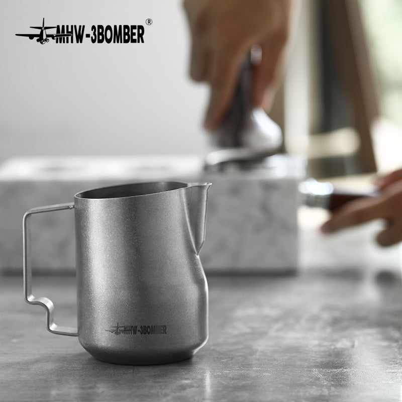 MHW Turbo Milk Pitcher-Matte Black 450ml
