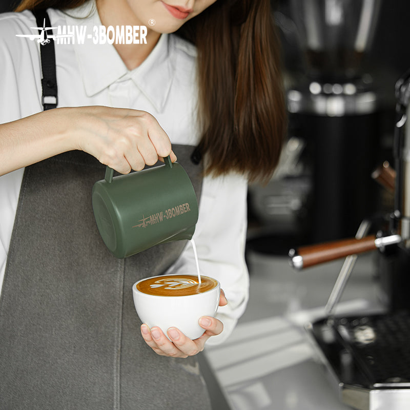 MHW Flagship 5.0-Glossy Milk Pitcher - Green