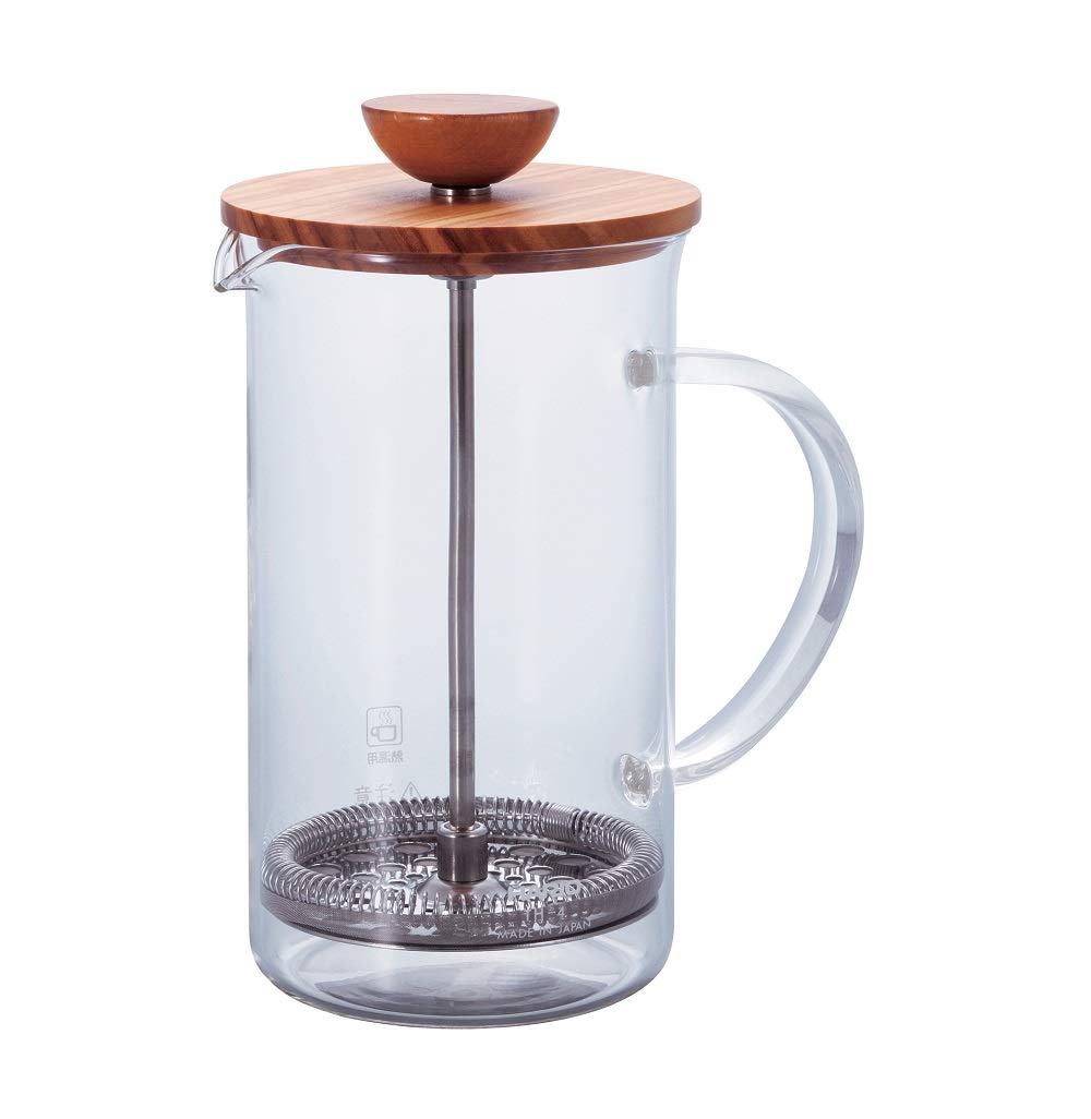 Hario Wood Tea & Coffee Press 600mL