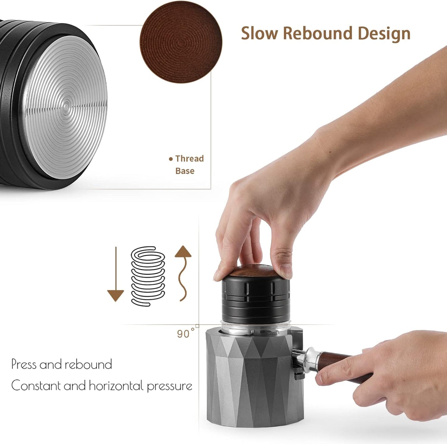 MHW Professional Espresso Hand Tamper 58.35mm