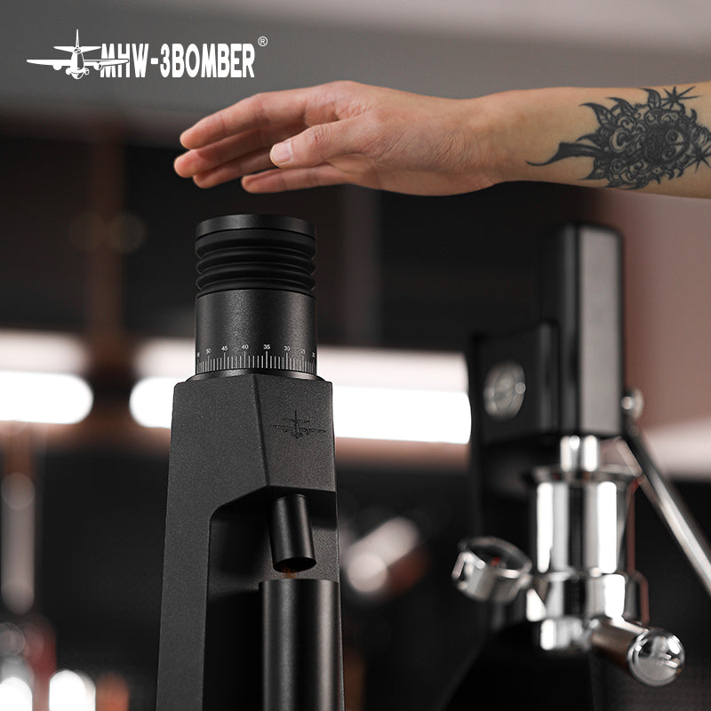 MHW-3BOMBER Sniper Electric Coffee Grinder White
