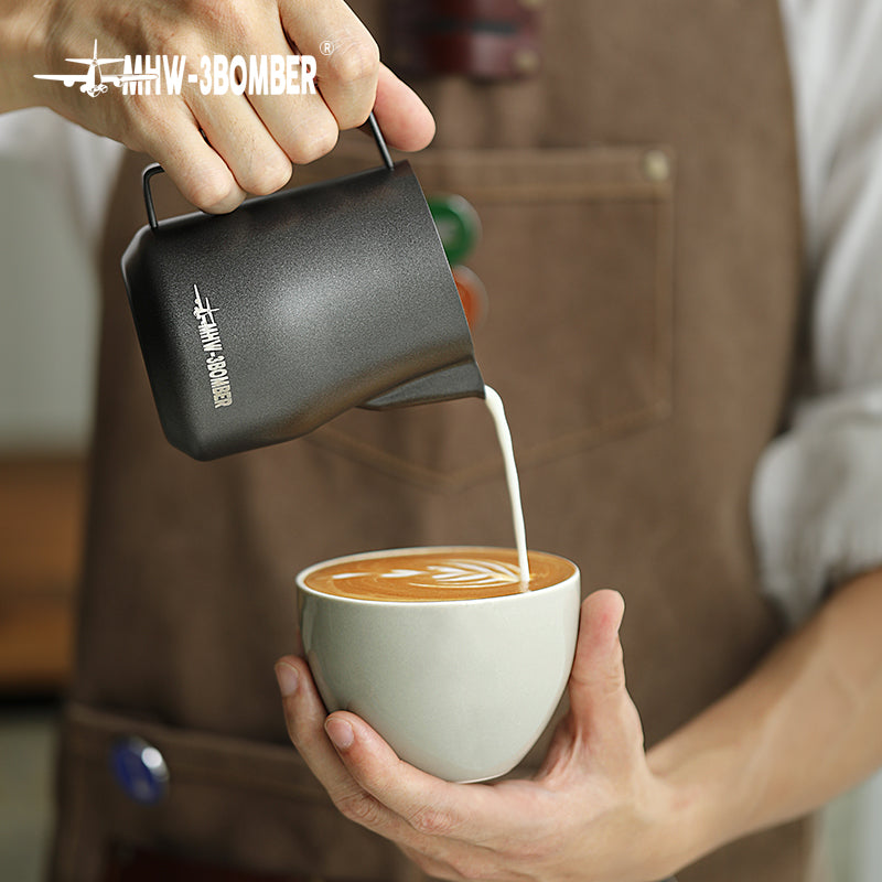 MHW Turbo Milk Pitcher-Matte Black 450ml