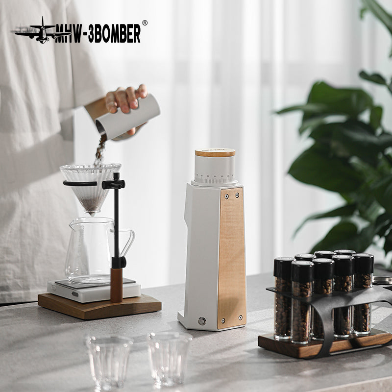 MHW-3BOMBER Sniper Electric Coffee Grinder White
