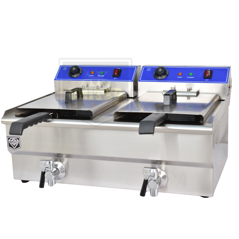 Fryer 2 tanks - 16lt + 16lt