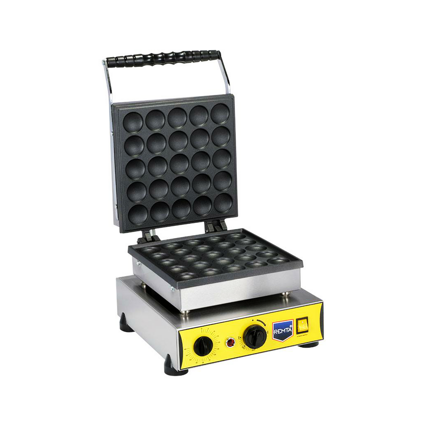 Round Bubble Pancake Machine with Lid Electric