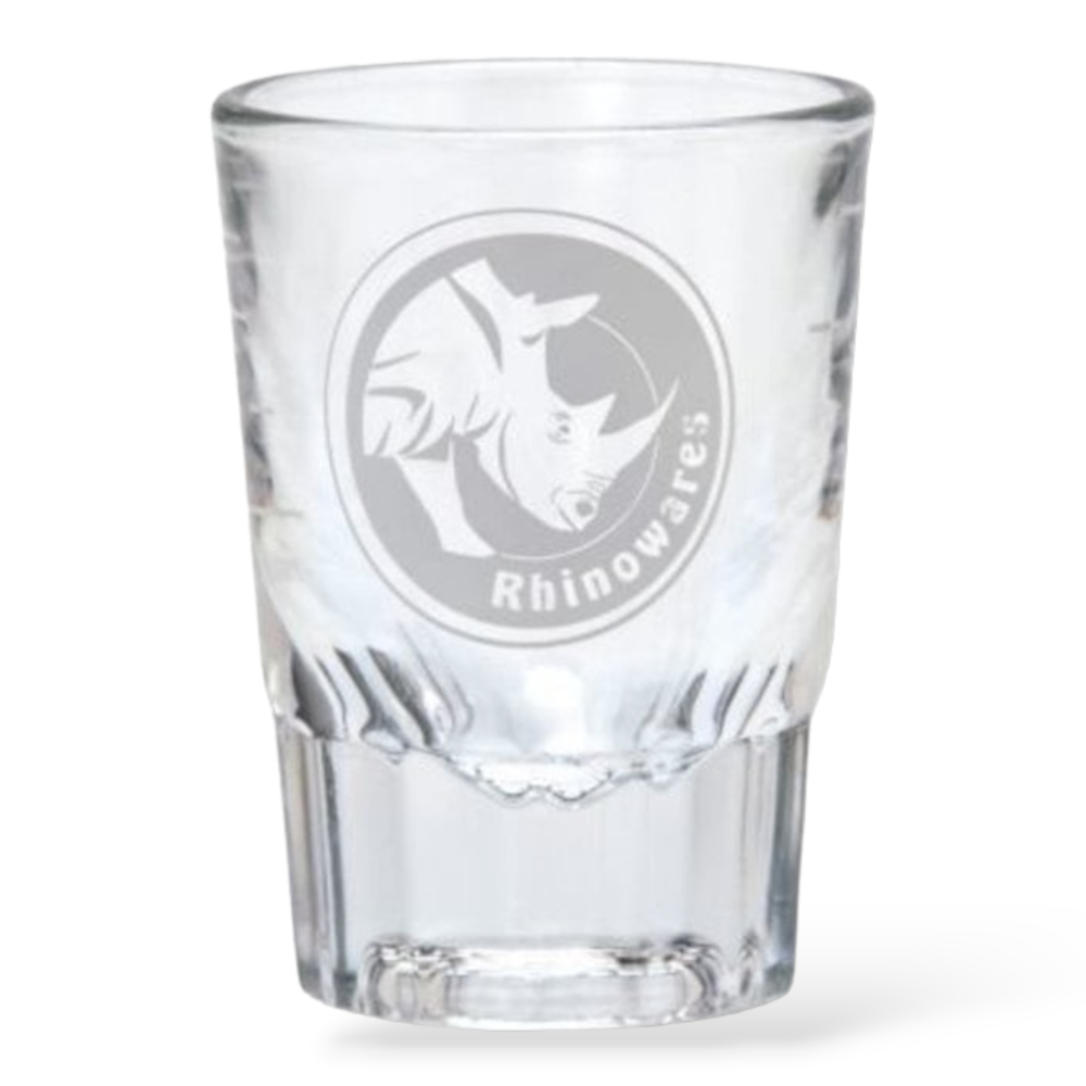 Rhino Round Espresso Shot Glass Lined (2oz/60ml)