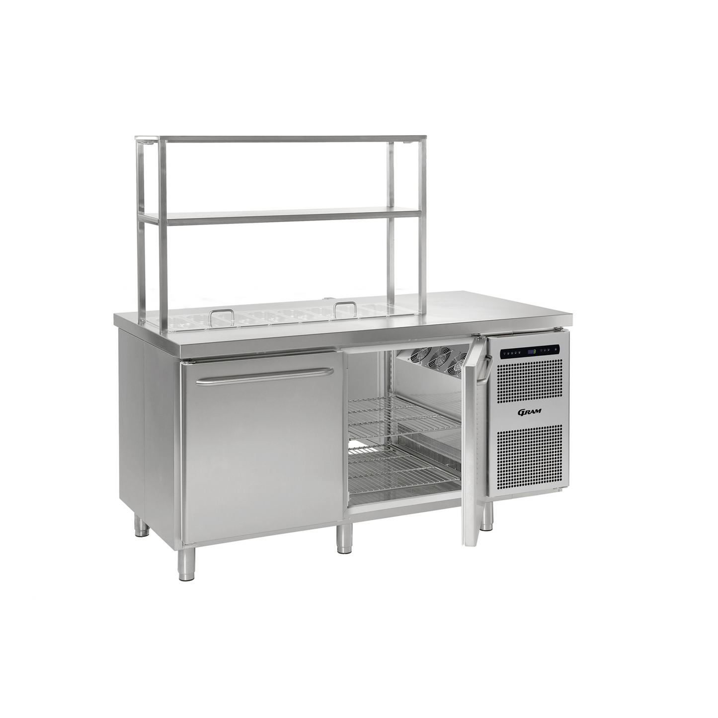 Countetop Prep Fridge - 2 Doors