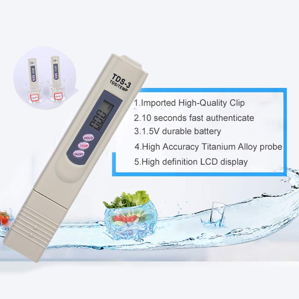 TDS Meter, Water Quality Tester