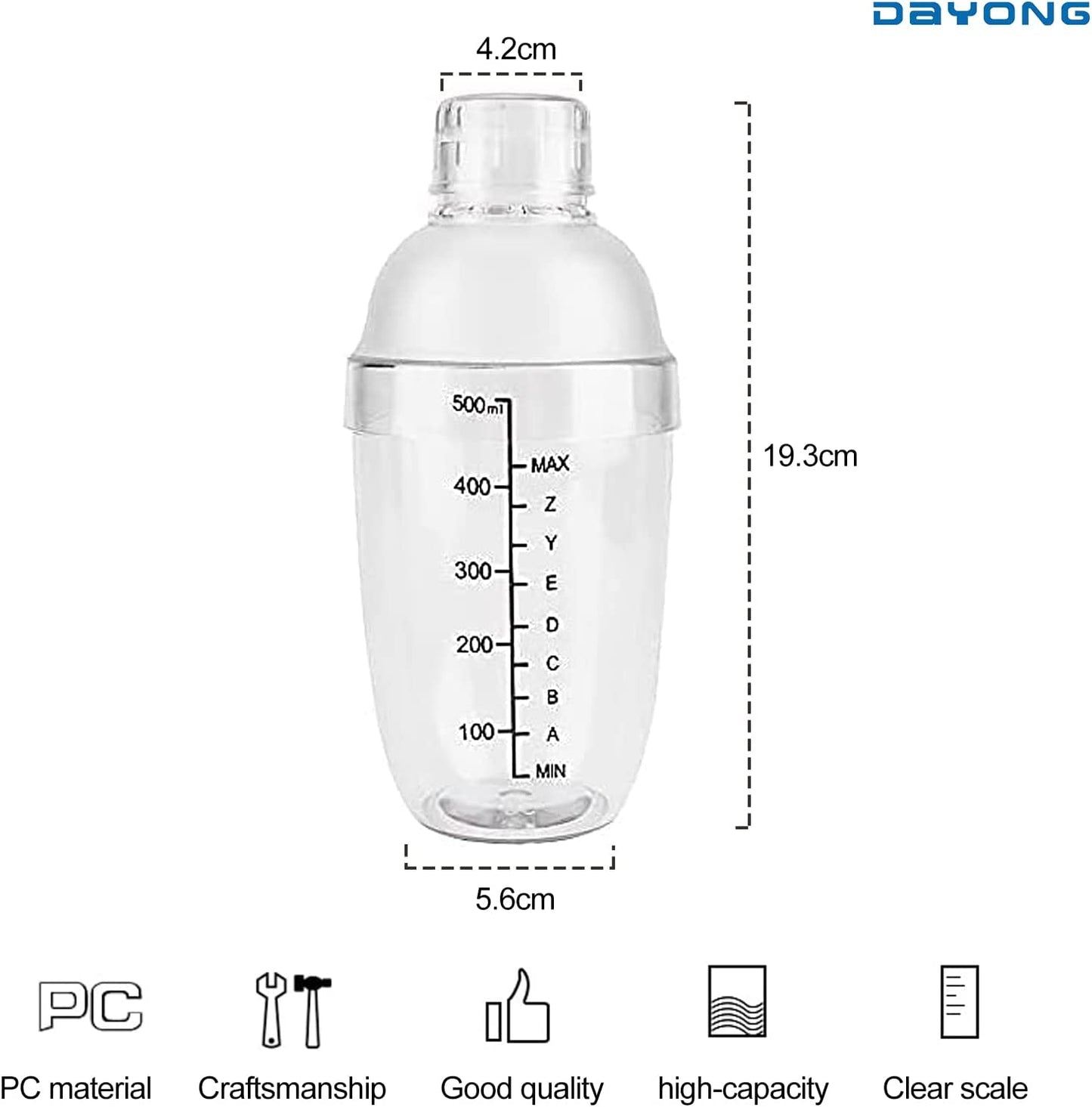 Shaker - Transparent PC Resin 500ml
