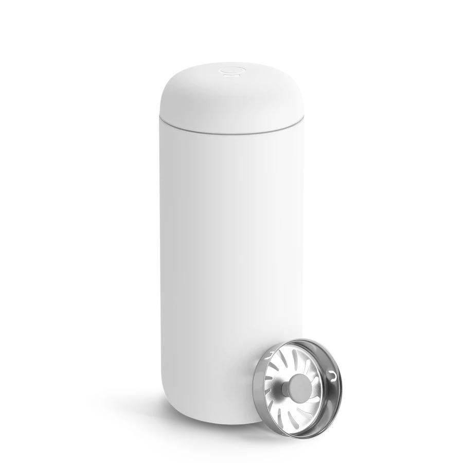 Fellow Carter Mug + Splash Guard 16oz - White