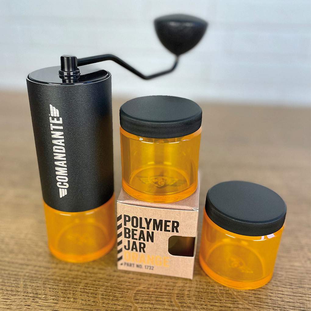 Comandante Polymer Bean Jar – Orange