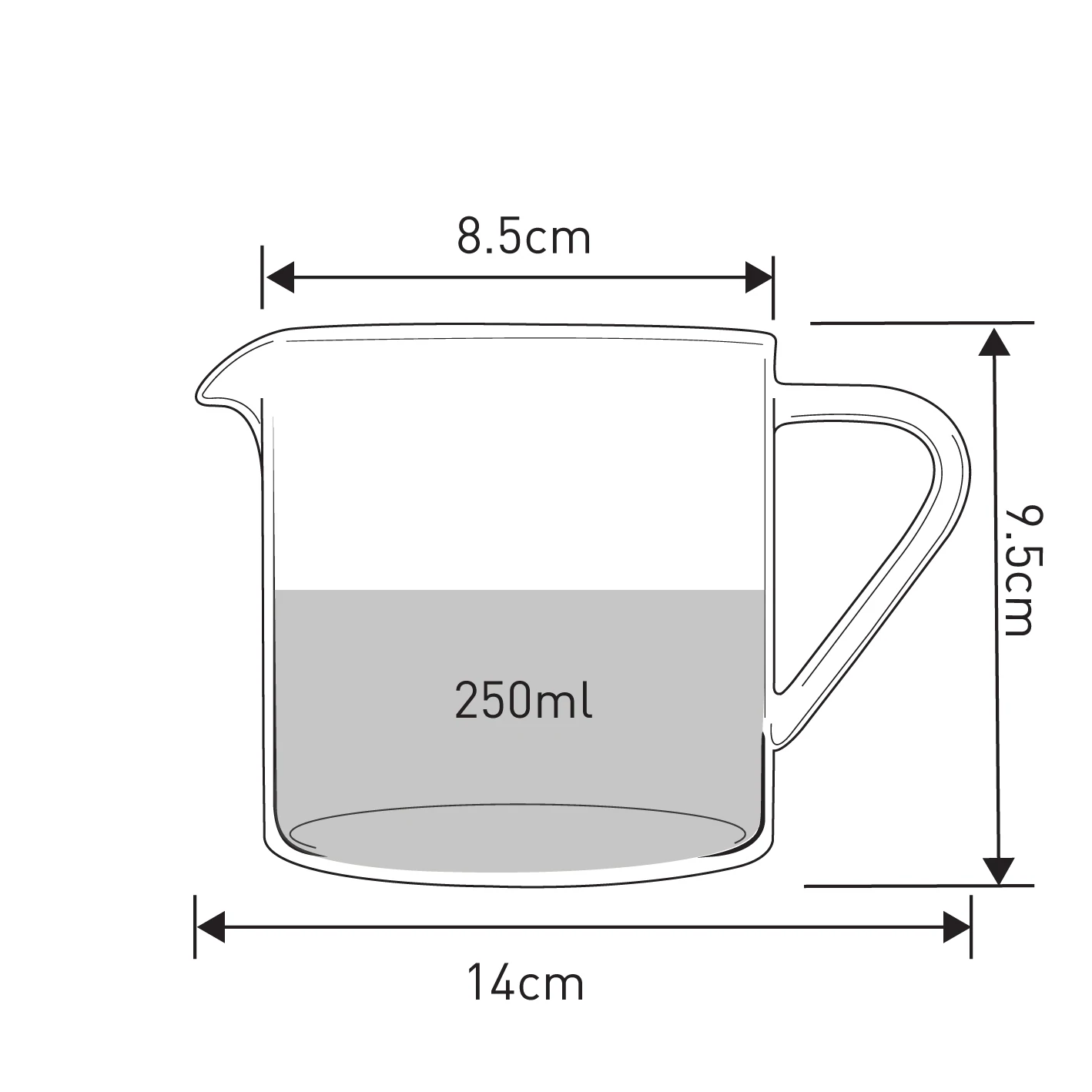Loveramics Brewers Server 500ml - Straight