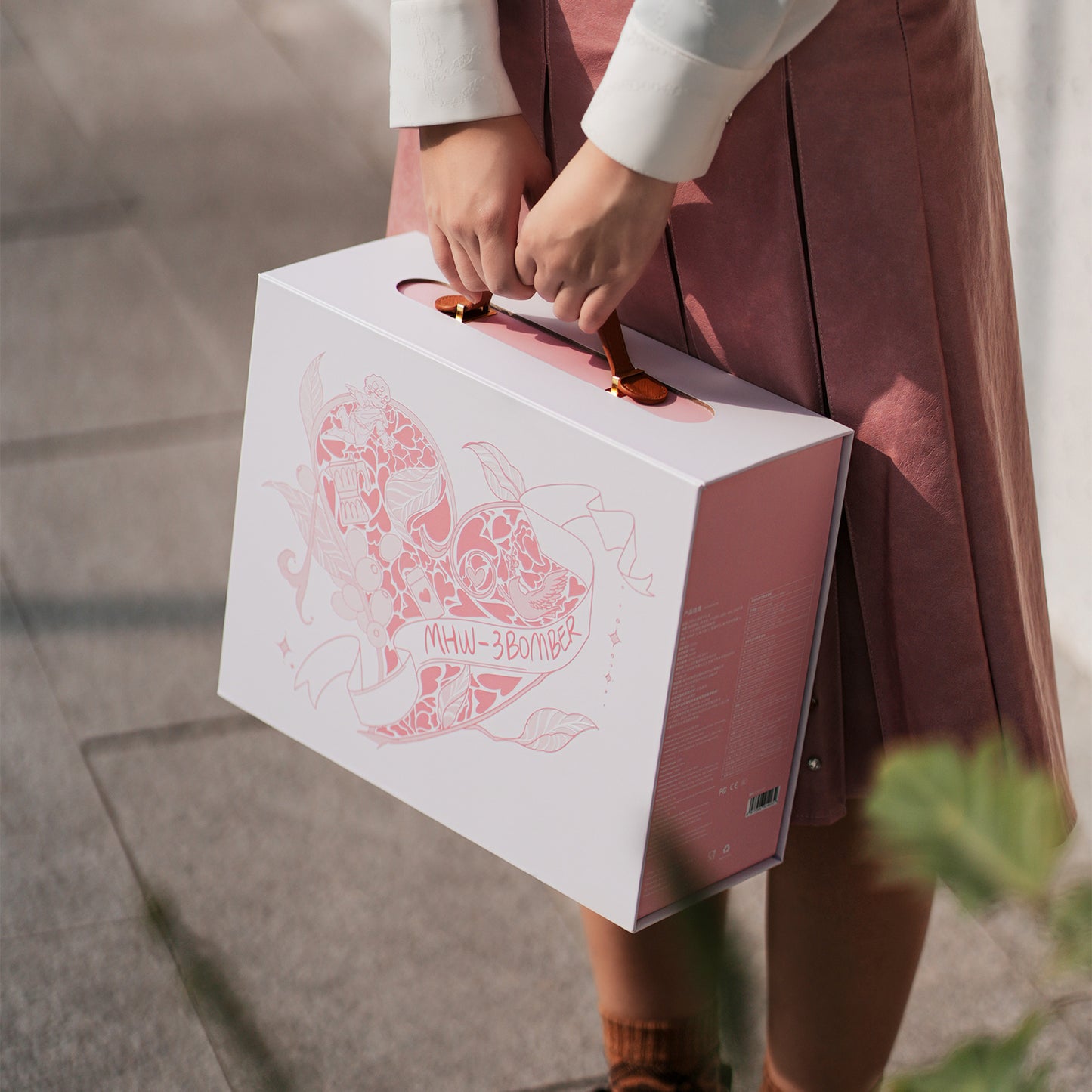 MHW-3BOMBER Flipped Moka Pot Gift Box - Pink