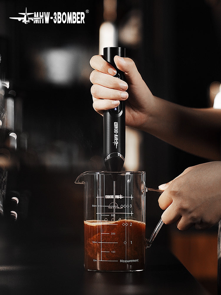 MHW-3BOMBER Electric Milk Frother - Black