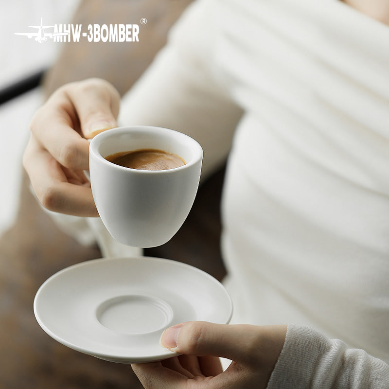 MHW Ceramic Espresso Cup 80ml - White
