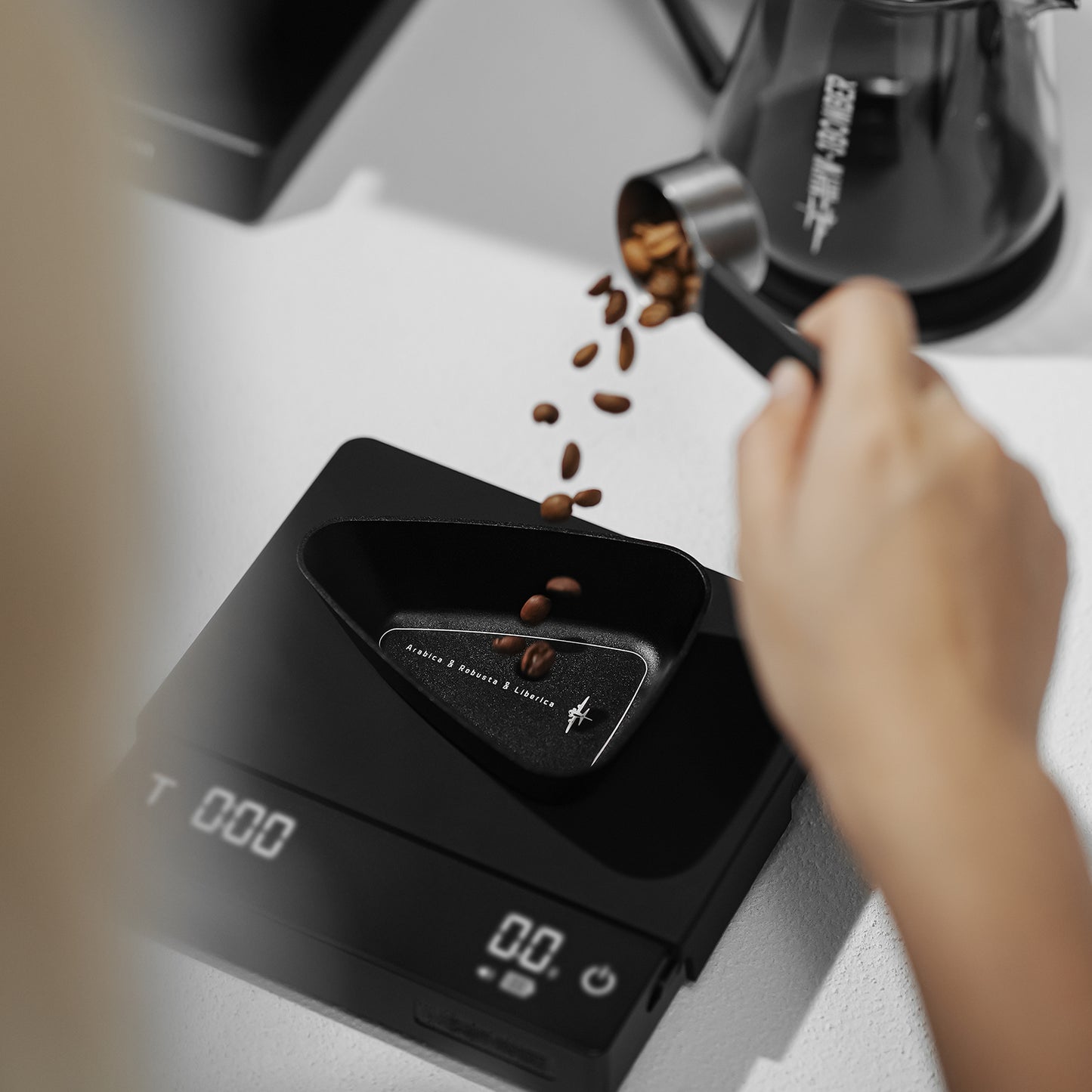 MHW-3BOMBER Coffee Bean Dosing Cup - Black