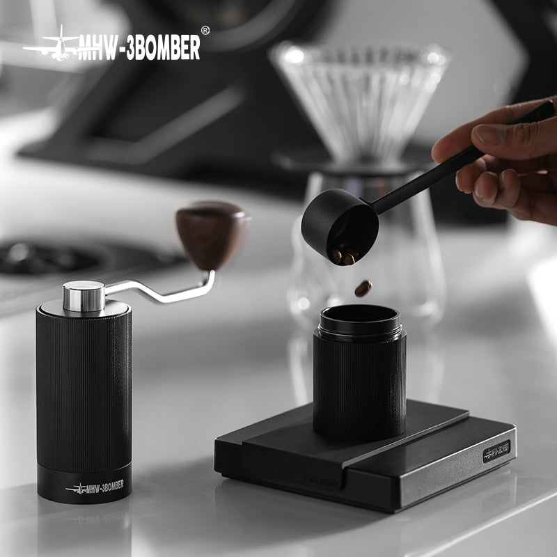 MHW Racing M1 Manual Coffee Grinder - Black