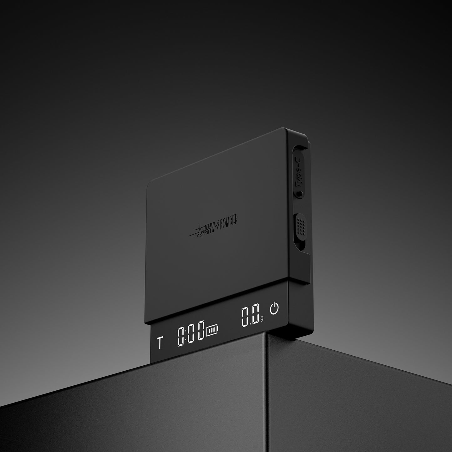 MHW-3BOMBER Cube Coffee Scale 3.0 Mico - Black