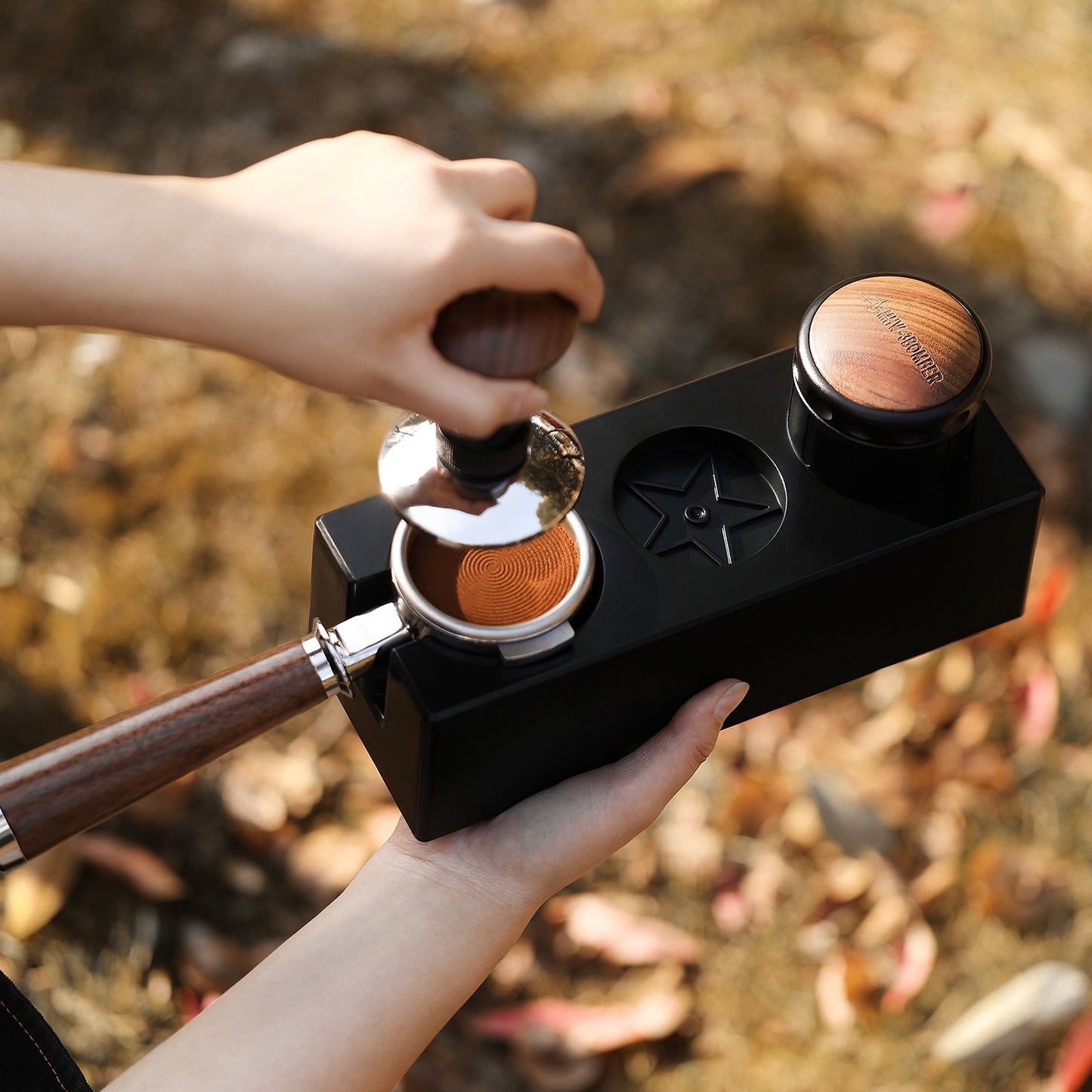 MHW ABS Portafilter Holder Tamper Station
