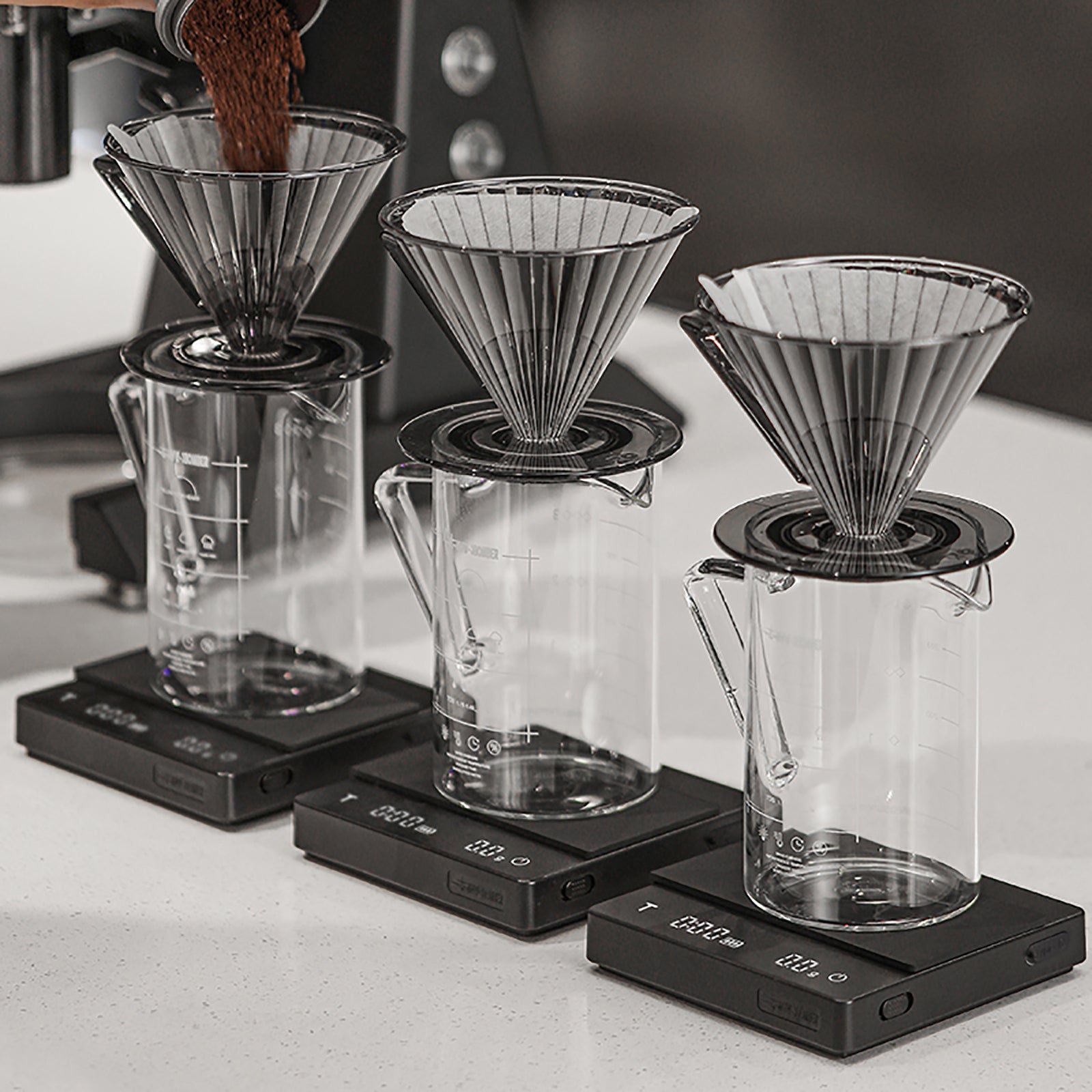 MHW-3BOMBER Cube Coffee Scale 3.0 Pro - White