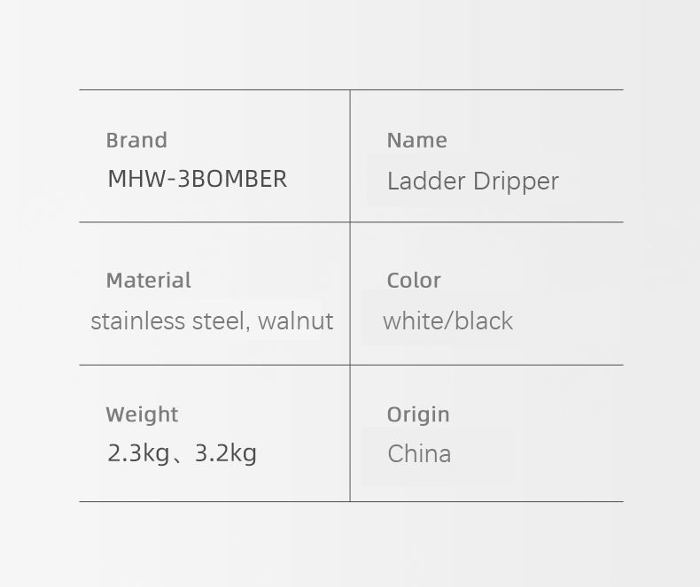 MHW Pour Over Ladder Dripper Stand - Single