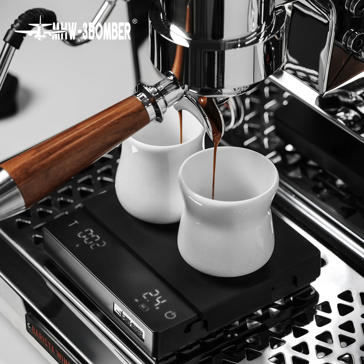 MHW-3BOMBER Cube Coffee Scale 3.0 Pro Max - Black