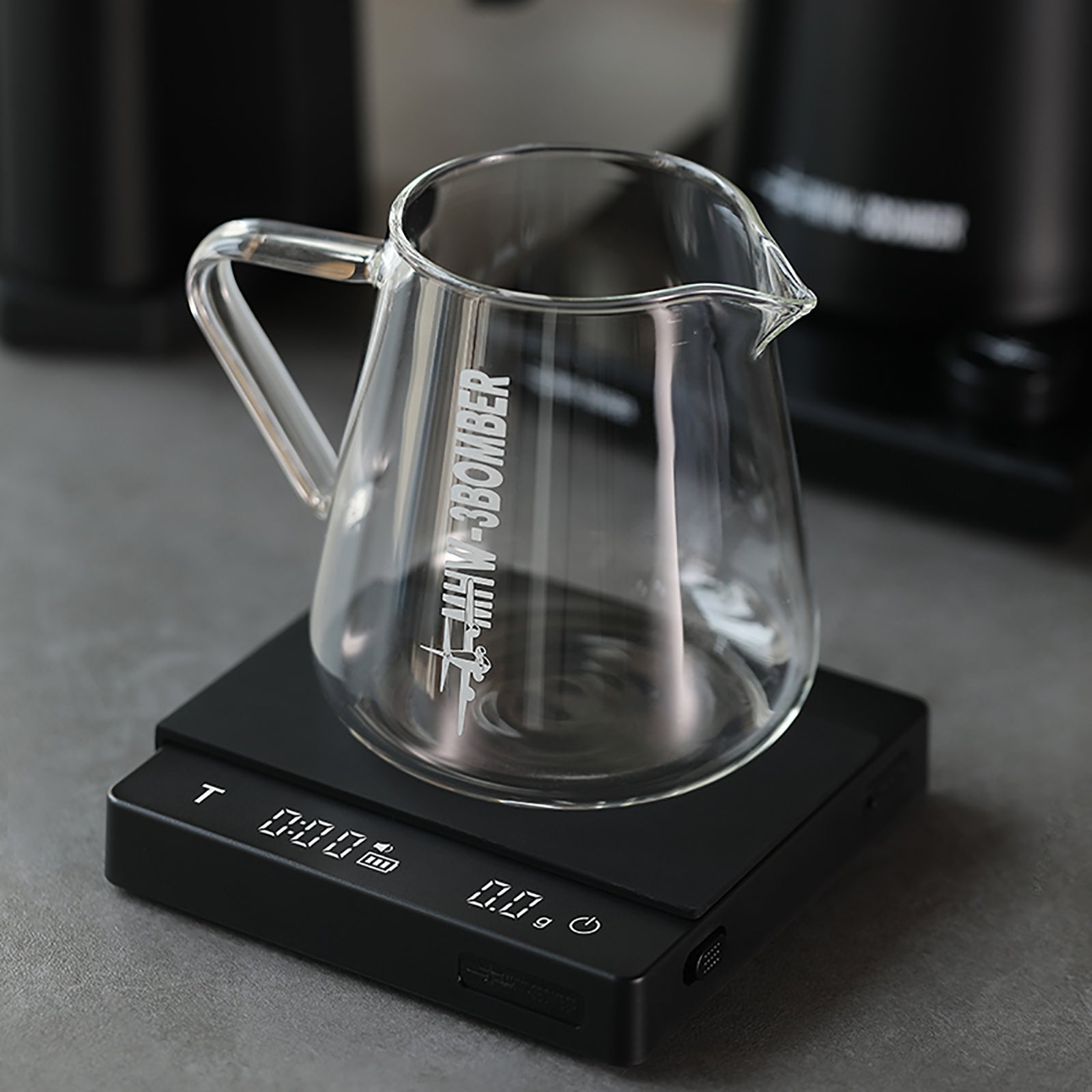 MHW-3BOMBER Cube Coffee Scale 3.0 Pro - White