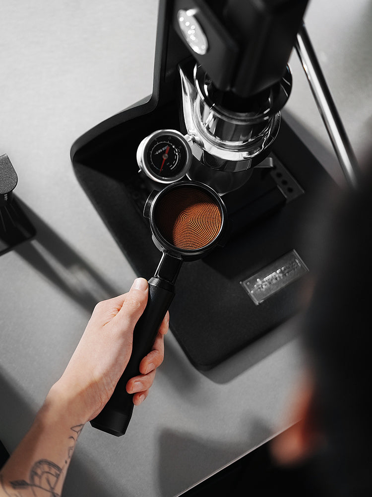 MHW Astra Series Bottomless Portafilter 58mm Black