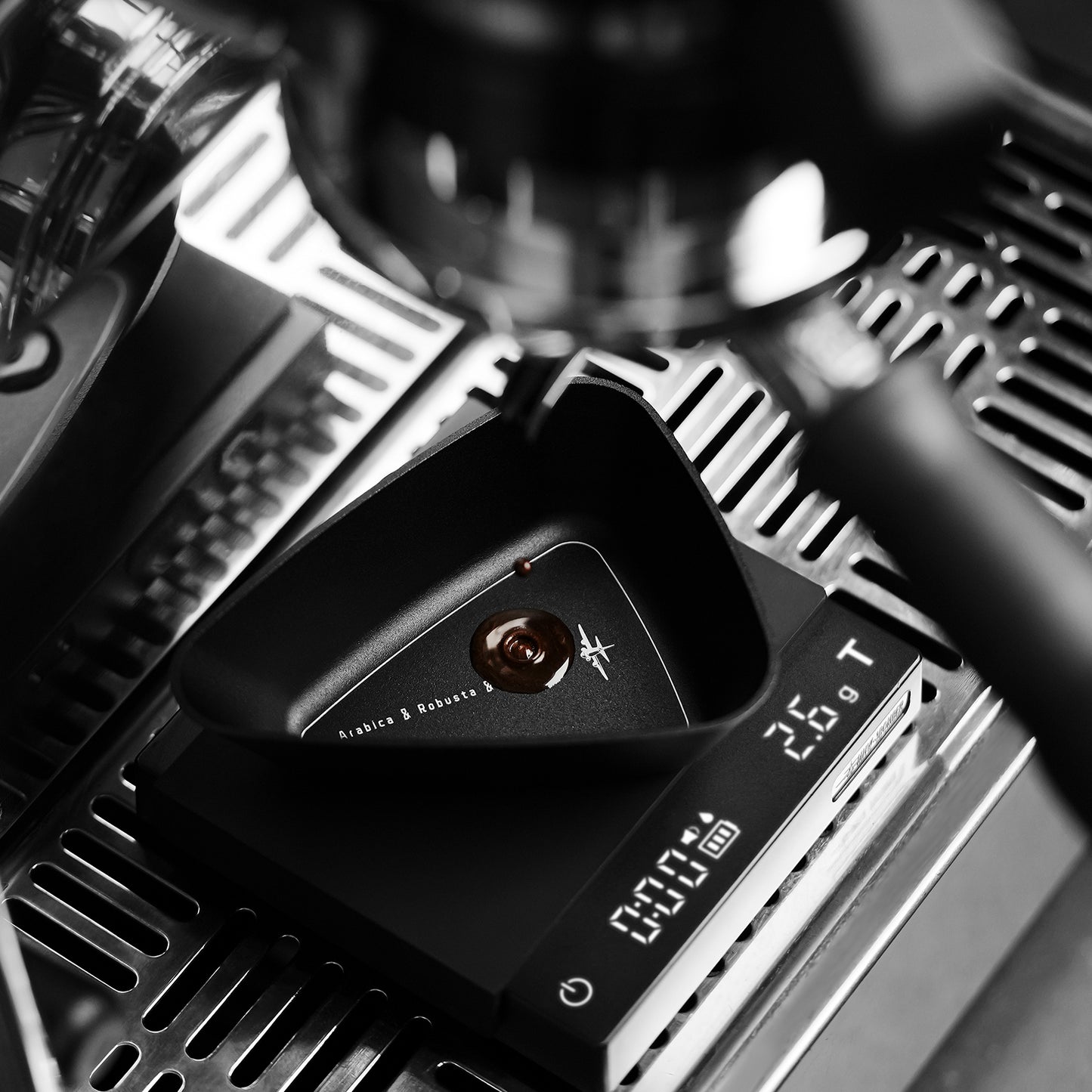 MHW-3BOMBER Coffee Bean Dosing Cup - Black