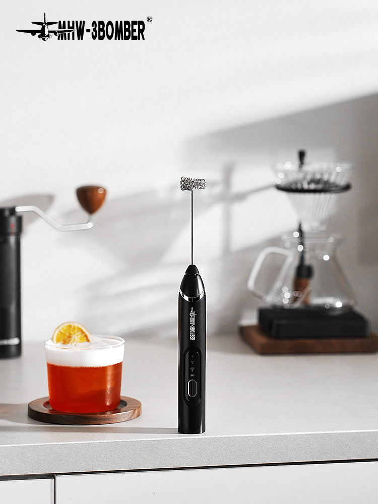MHW-3BOMBER Electric Milk Frother - Black