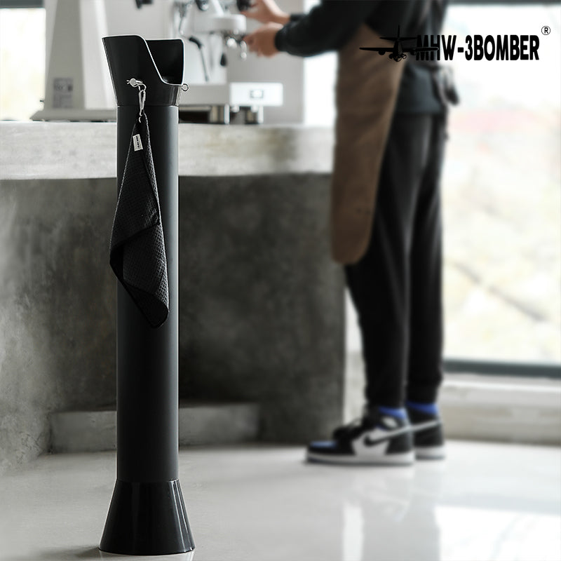 MHW-3BOMBER Coffee Knock Box 6.8L Black