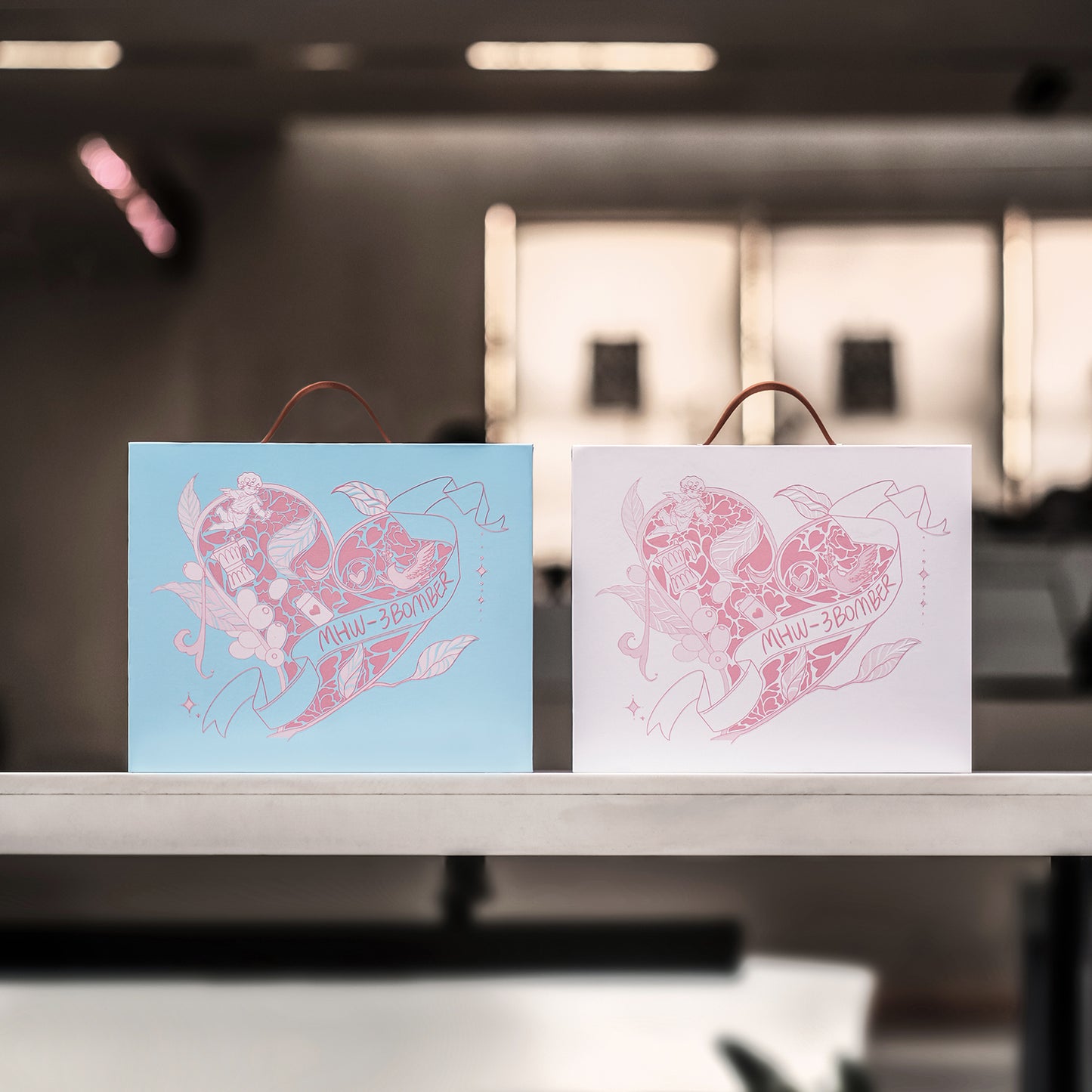 MHW-3BOMBER Flipped Moka Pot Gift Box - Pink