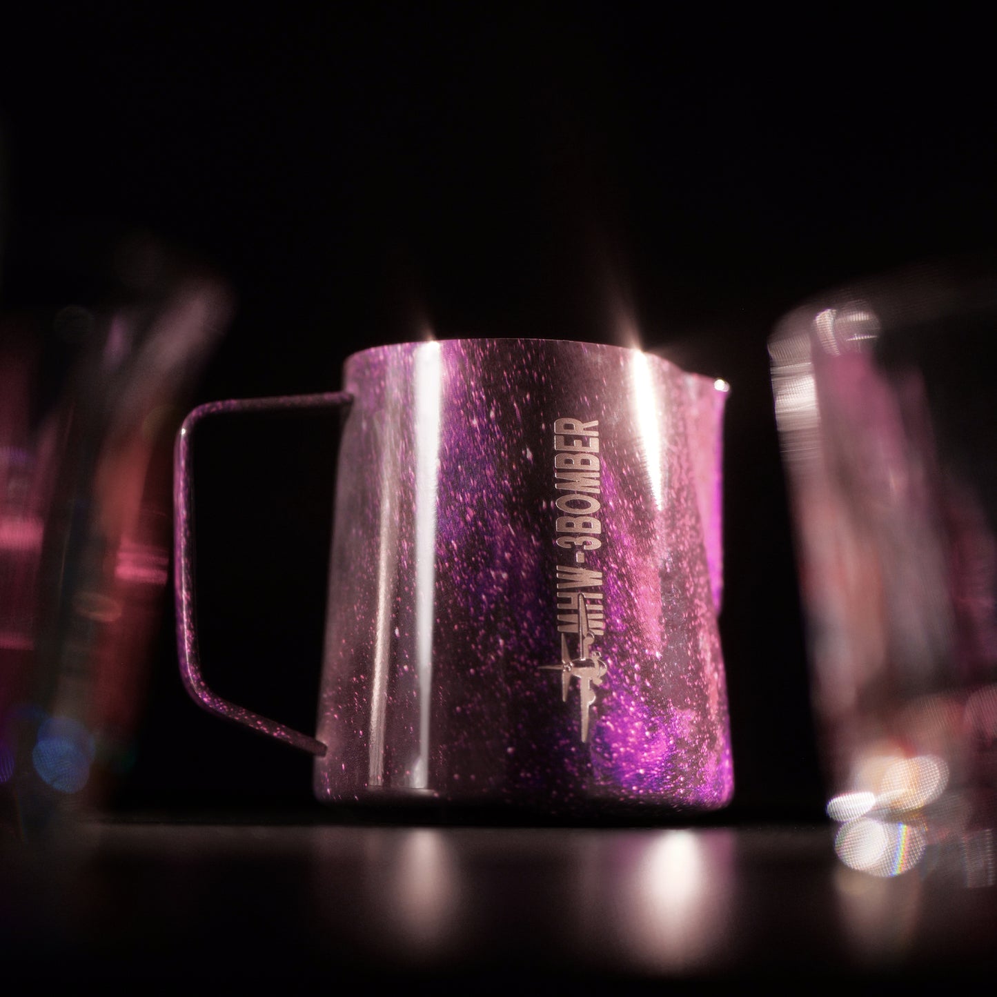 MHW-3BOMBER Latte Art Pitcher 5.0 Purple 500ml