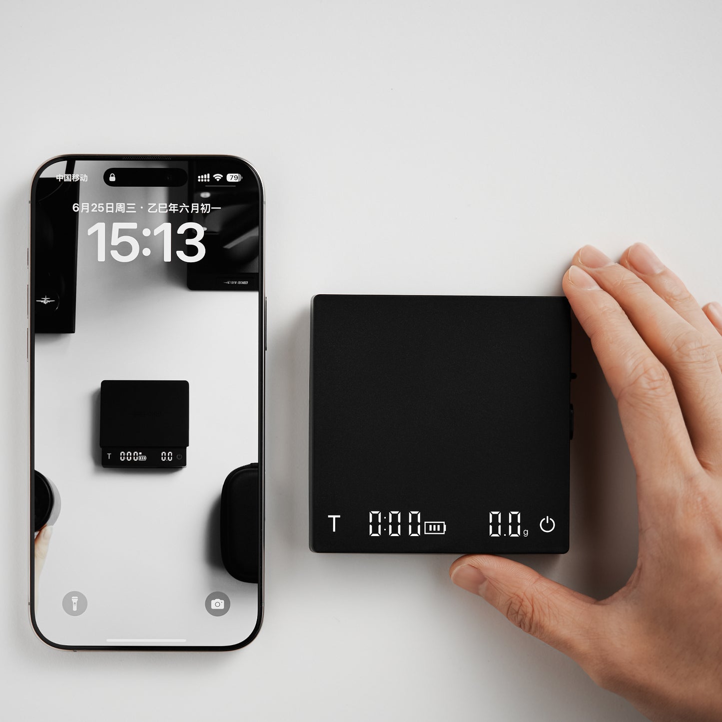 MHW-3BOMBER Cube Coffee Scale 3.0 Mico - Black