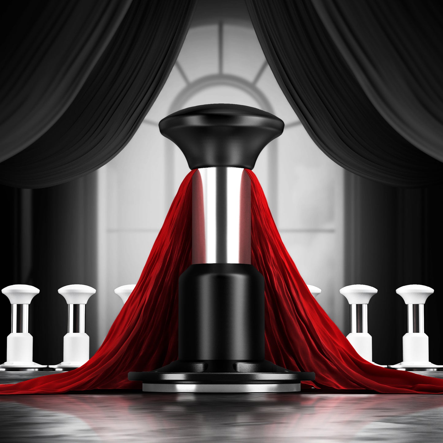 MHW-3BOMBER Knight Impact Tamper 58.35 mm - Black