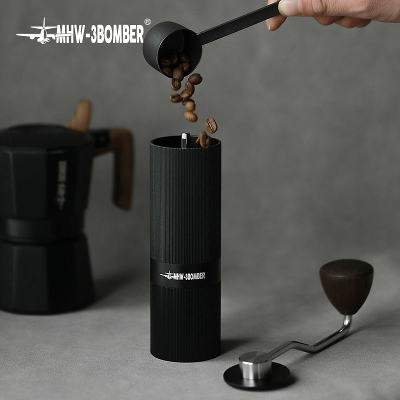 MHW Racing M1 Manual Coffee Grinder Titanium burrs - Black