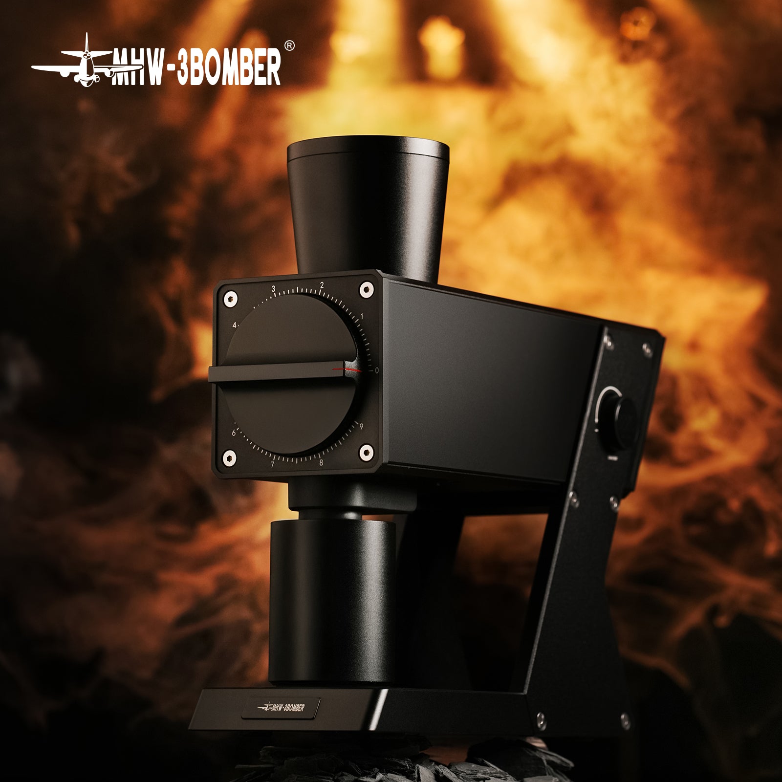 MHW-3BOMBER F74 Navigator Electric Coffee Grinder - Black