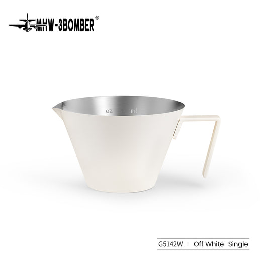 MHW Stainless Steel Measuring Cup 100ml - Off White