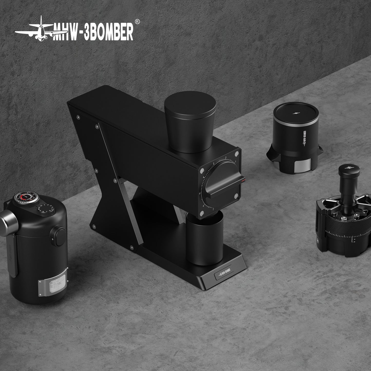 MHW-3BOMBER F74 Navigator Electric Coffee Grinder - White