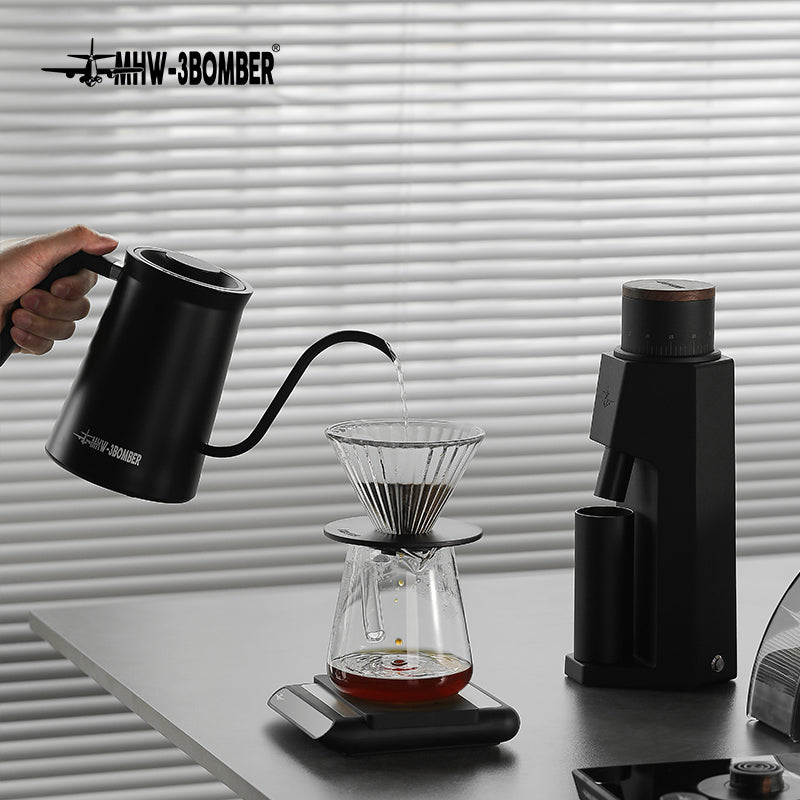 MHW Assassin Electric Coffee Kettle - White