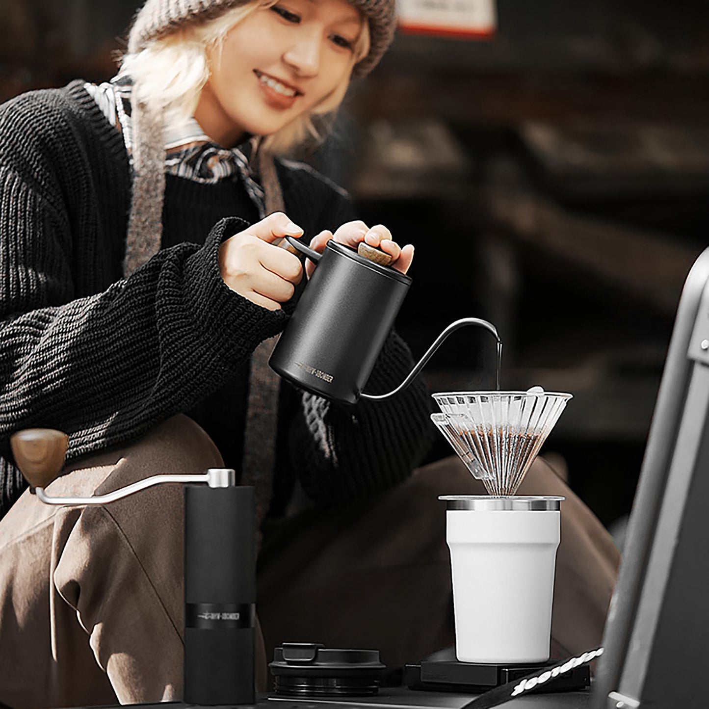 MHW-3BOMBER Portable Pour-Over Set - DZ8002