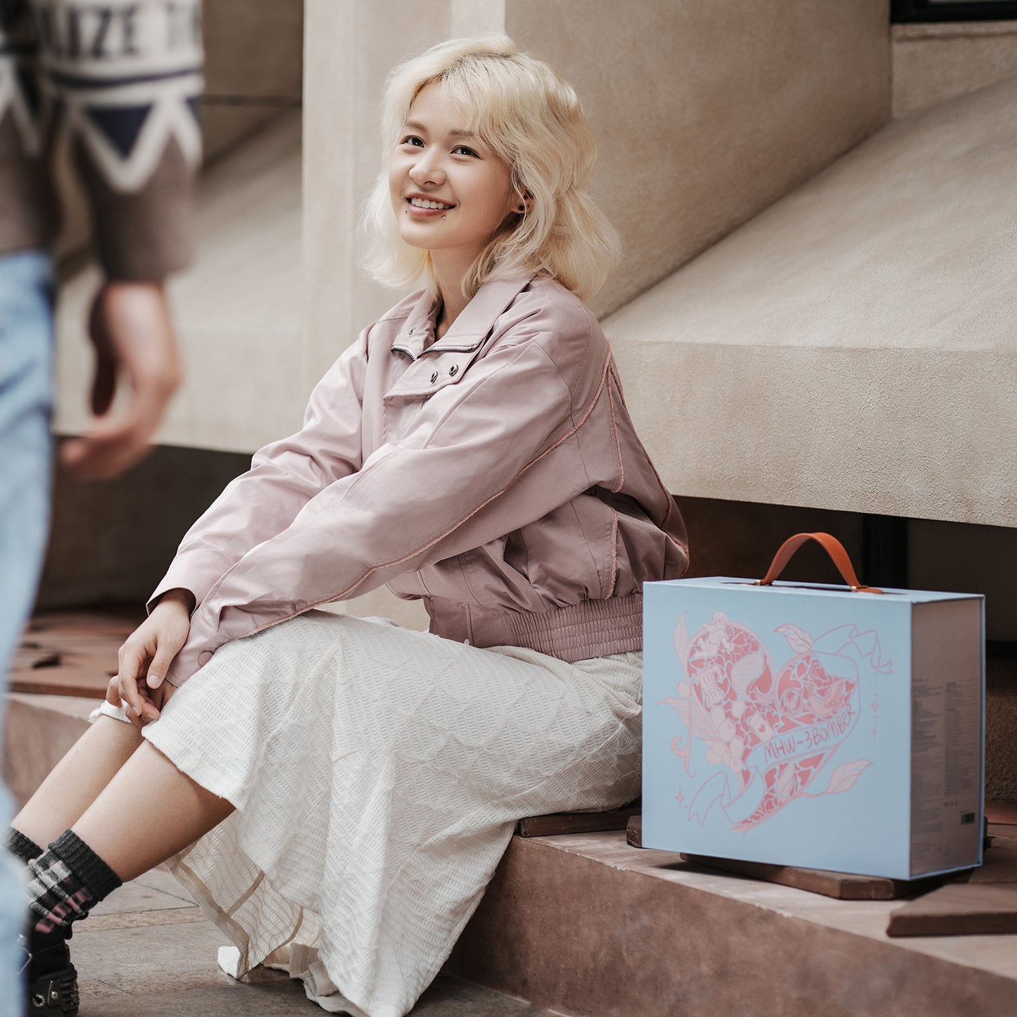 MHW-3BOMBER Flipped Moka Pot Gift Box - Pink