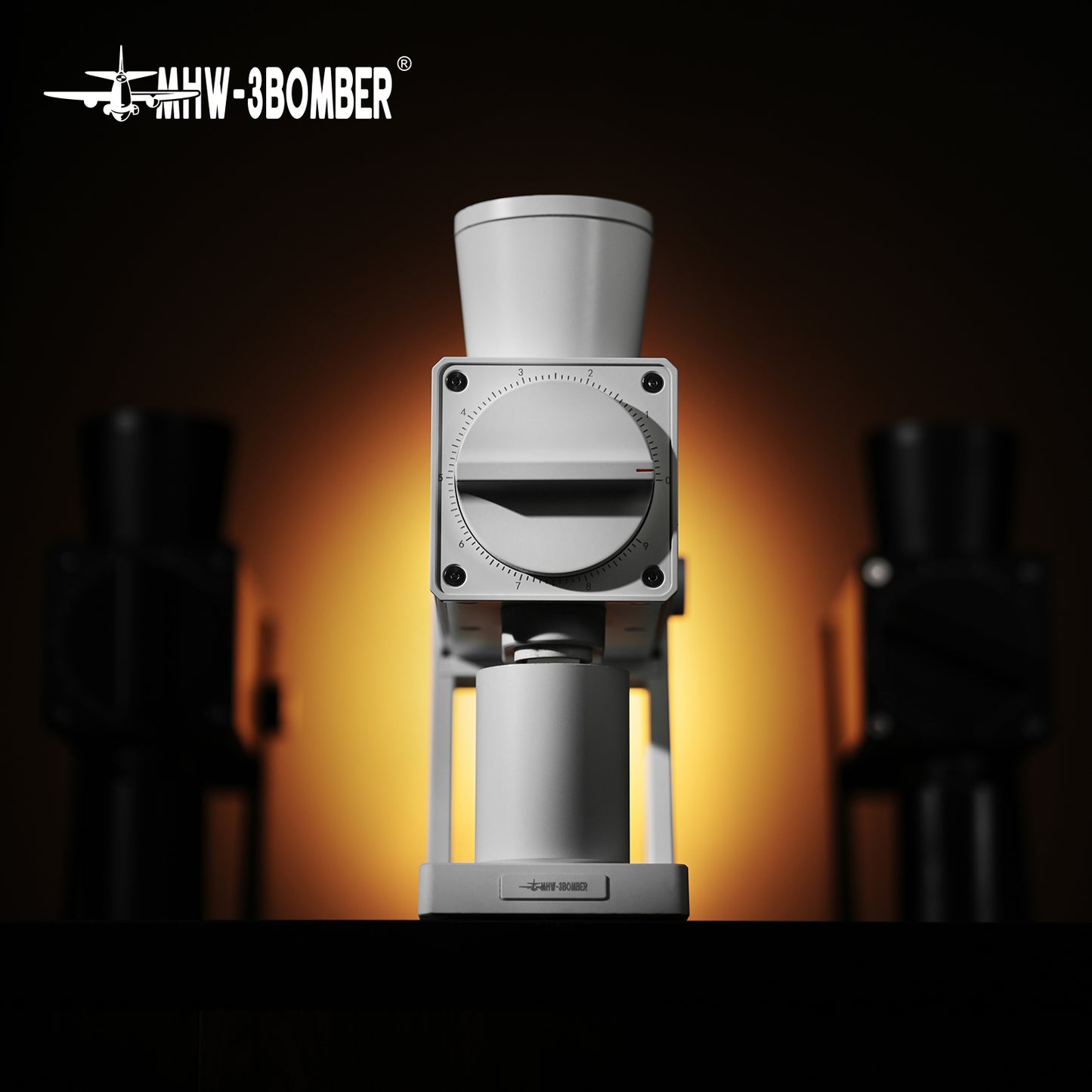 MHW-3BOMBER F74 Navigator Electric Coffee Grinder - White